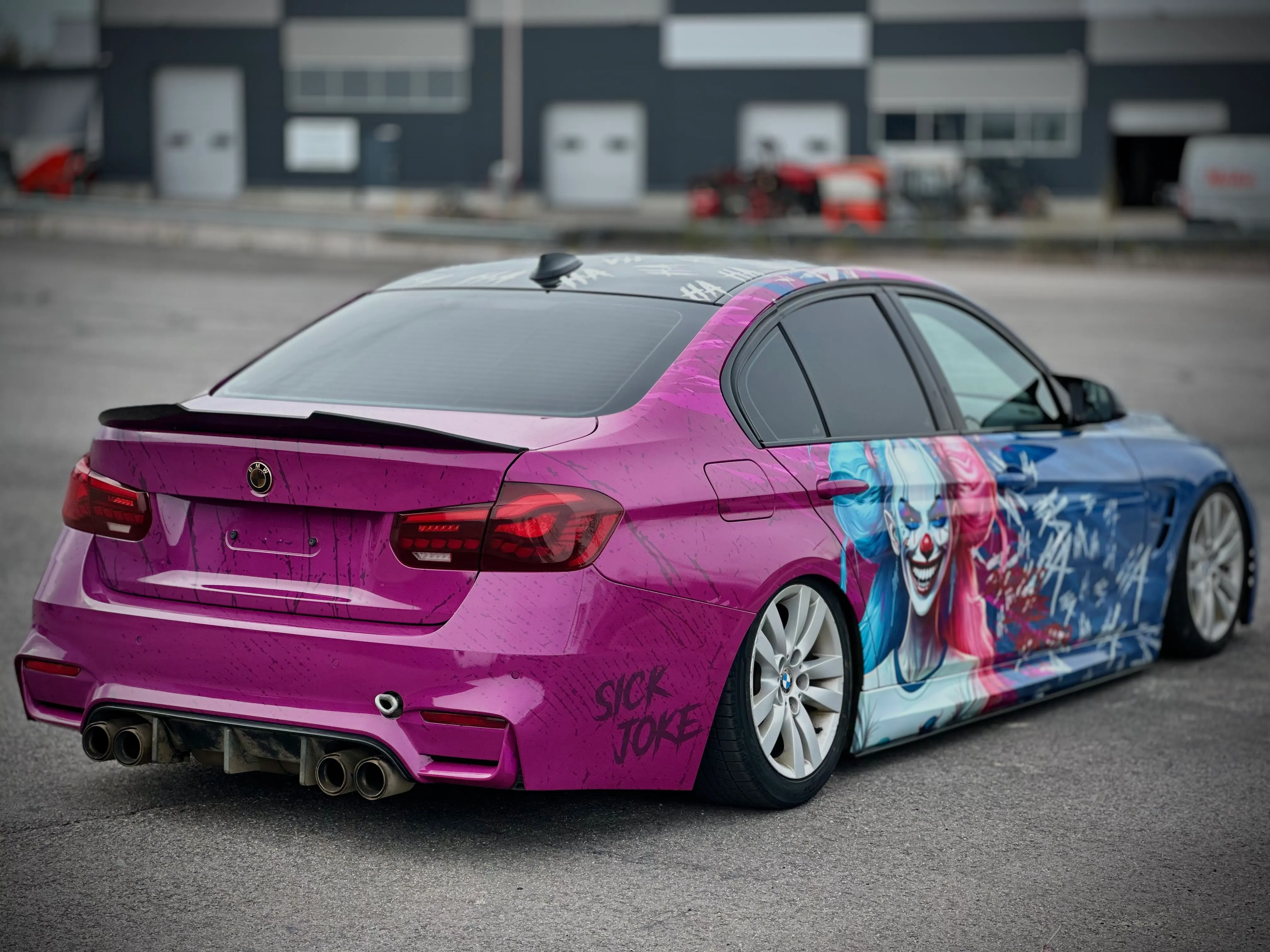 Auton custom teippaus